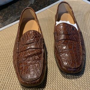 Pre-Owned Tod’s Alligator leather loafers -Size 6